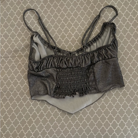 Urban Outfitters Silver Sparkly Top - Picture 4 of 4